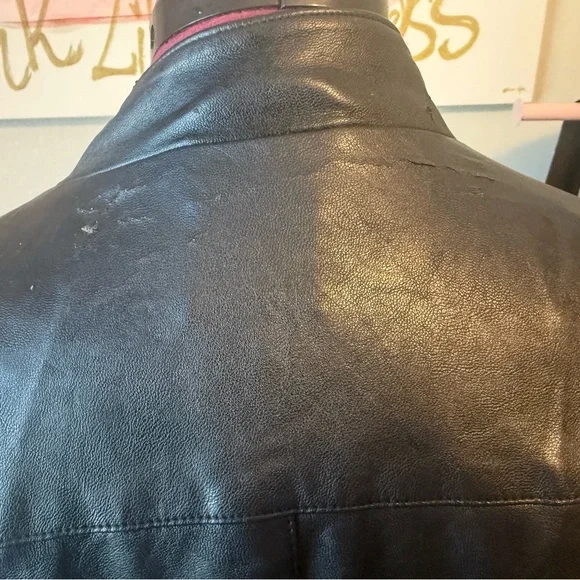 COPY - Vince Camuto faux leather military jacket - Picture 5 of 5